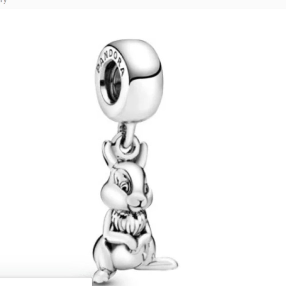 Pandora Disney Bambi Thumper Rabbit Dangle Charm